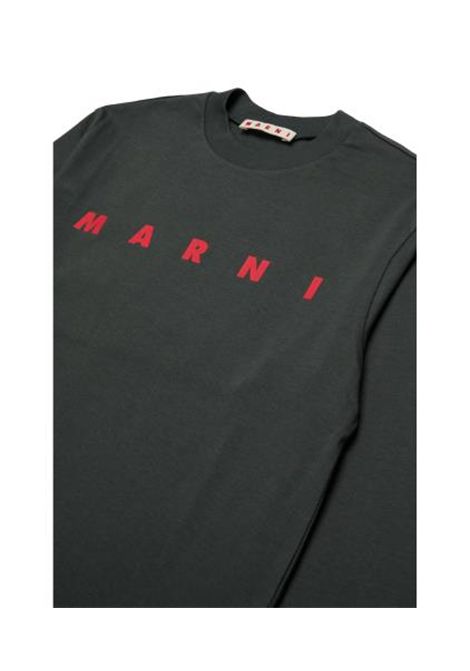 T-shirt con logo MARNI KIDS | M01603 M00RF0M924